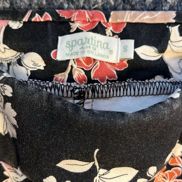 Spartina 449 Stretch Pattered Pull-on Pants, Floral, Size Small - Picture 3 of 10